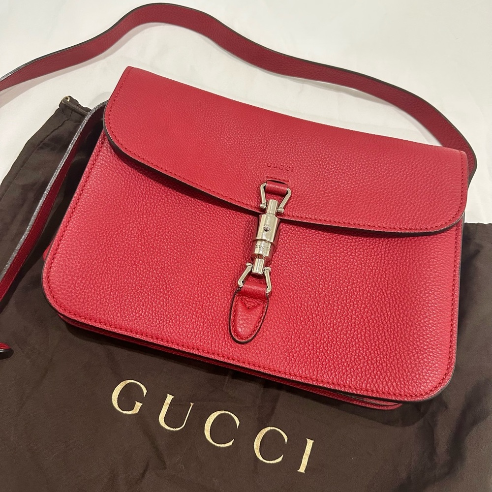 Gucci Jackie 1961 Leather Shoulder Bag